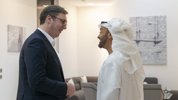 VUCIC ARRIVED IN ABU DHABI: The President made his first official visit in his new mandate at the invitation of Sheikh Mohammed bin Zayed