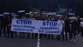 STOP NASILJU I TERORU NAD SRBIMA: Podgoričani blokirali prelaz sa lažnom državom i poslali jasnu poruku Prištini