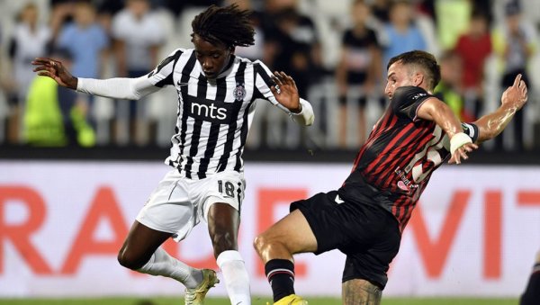 МАЈСТОРИЈА ДИЈАБАТЕА: Овако је фудбалер Партизана затресао мрежу Нице (ВИДЕО)