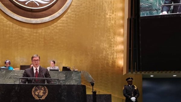 VUCIC'S MOST IMPORTANT SPEECH AT THE UN: Divided into five points - emphasis on respect for international law