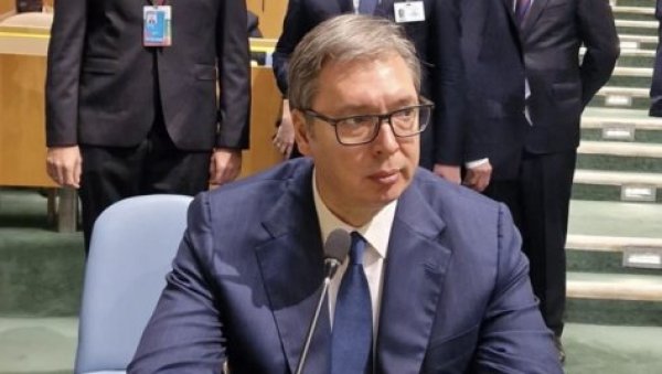 VUCIC ARRIVED AT THE UNITED NATIONS: The President at the opening of the debate of world leaders at the UN General Assembly