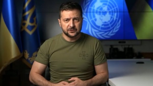 ЗЕЛЕНСКОМ СВИ СМЕТАЈУ: Председник Украјине напао УН
