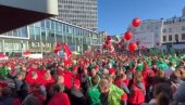 У САМОМ СРЦУ ЕУ: Велики протест у Бриселу -  Замрзните цене, не људе (ВИДЕО)