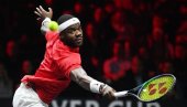 HRANI SE ENERGIJOM SA TRIBINA: Fransis Tijafo igra atraktivan tenis