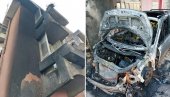 VATROGASCI SPREČILI DA VATRA ZAHVATI I KUĆU: Izgorelo vozilo odbornika Sava Nikovića (FOTO)