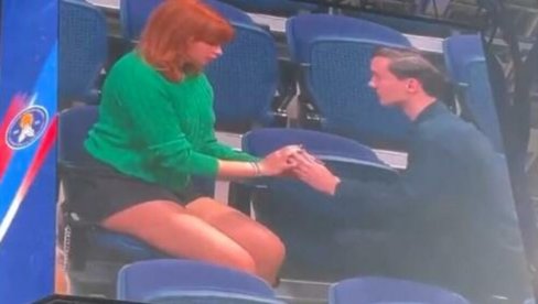 BLAM VEKA: Zaprosio devojku na Partizanovom meču, ona ga žestoko obrukala (VIDEO)