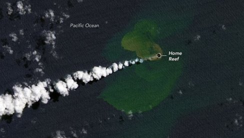 POSLE ERUPCIJE PODVODNOG VULKANA: U Pacifiku nastalo novo ostrvo (FOTO)
