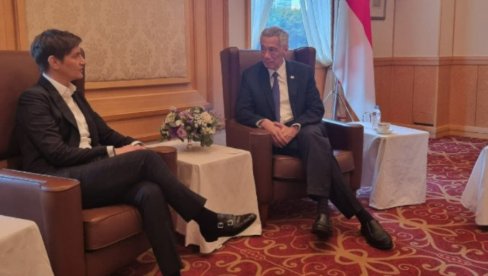 VAŽAN SASTANAK U TOKIJU: Ana Brnabić razgovarala sa premijerom Singapura (FOTO)