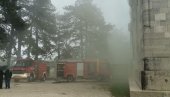 ГОРЕО САБОРНИ ХРАМ СВЕТОГ ВАСИЛИЈА ОСТРОШКОГ У НИКШИЋУ: Брзом интервенцијом ватрогасаца пожар је локализован