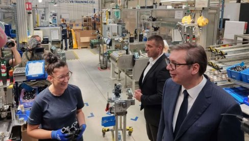 (UŽIVO) Vučić na otvaranju novog pogona fabrike Grundfos u Inđiji (VIDEO)