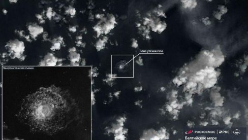 KATASTROFA VIDLJIVA I IZ SVEMIRA: Ruski satelit snimio curenje gasa iz Severnog toka (FOTO)