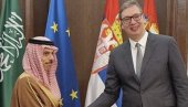 ВУЧИЋ СЕ САСТАО СА АЛ САУДОМ: Председник разговара са министром спољних послова Саудијске Арабије