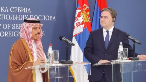 SELAKOVIĆ: Istorijska poseta ministra spoljnih poslova Kraljevine Saudijske Arabije