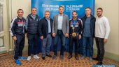 ПРИЈЕМ ЗА ЗЛАТНЕ РВАЧЕ: Светски шампиони у Градској кући у Зрењанину