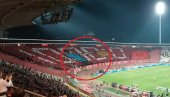 DELIJE POSLALE SKRIVENU PORUKU: Morao da se rešava rebus da bi se shvatila koreografija navijača Crvene zvezde protiv Ferencvaroša (VIDEO)