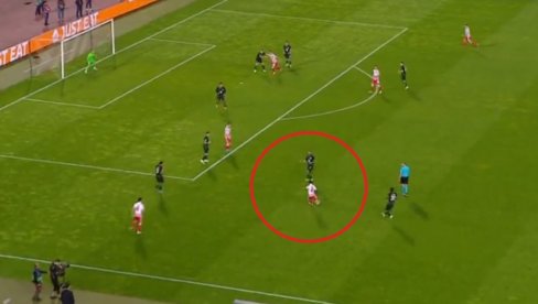 PA ŠTA URADI TO KANGA? Mađari u čudu gledaju gol Zvezde! Bomba koja je podsetila na onu protiv Krasnodara (VIDEO)