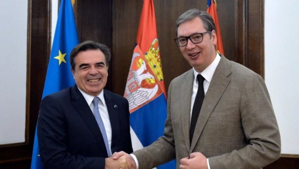 СРБИЈА СЕ ПОКАЗАЛА КАО ПОУЗДАН ПАРТНЕР: Вучић се састао са потпредседником Европске комисије