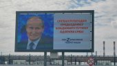 BILBORDI PO BEOGRADU I NOVOM SADU: Srećan rođendan predsedniku Vladimiru Putinu od braće Srba (FOTO)