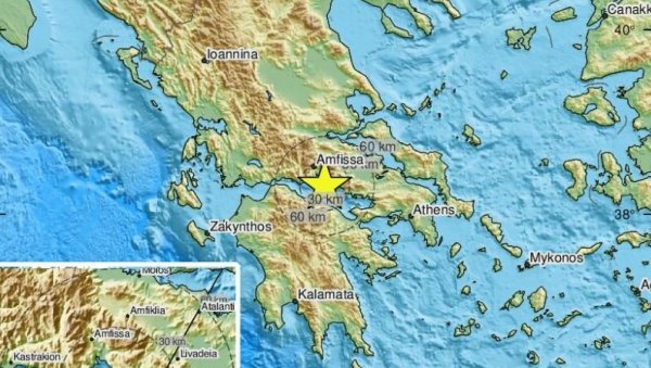 ОСЕТИО СЕ И У АТИНИ: Земљотрес од 5,1 степени погодио Грчку