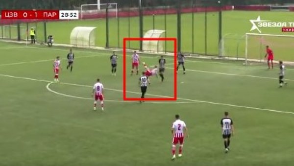 МЛАДИ ИГРАЧ ЗВЕЗДЕ КАО ЗЛАТАН ИБРАХИМОВИЋ: Мијатовић, евроголом против Партизана одушевио све (ВИДЕО)