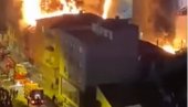 U ISTANBULU ODJEKNULA SNAŽNA EKSPLOZIJA: Veliki požar zahvatio zgradu (VIDEO)