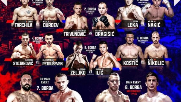 ММА спектакл у Врању на коме ће наступити 16 такмичара