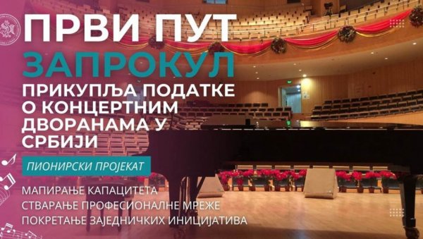 МАПИРАЊЕ КОНЦЕРТНИХ САЛА У СРБИЈИ: Завод за прочавање културног развитка ствара базу података о музичким просторима