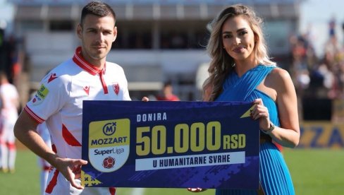 GOBELJIĆ I MOZZART ZA MARKA STANKOVIĆA: Zvezdin fudbaler usmerio novac za pomoć imenjaku