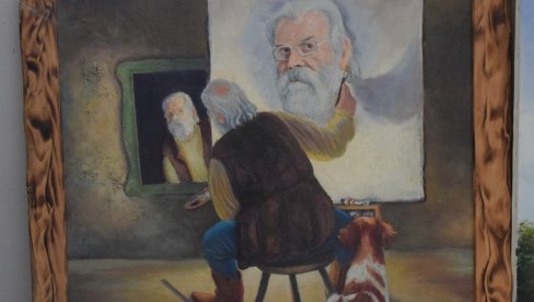 SVAKE NEDELJE PO JEDNA SLIKA: Momčilo Vuksanović (70), penzioner iz Despotovca, oslikava crkve i izrađuje ikone