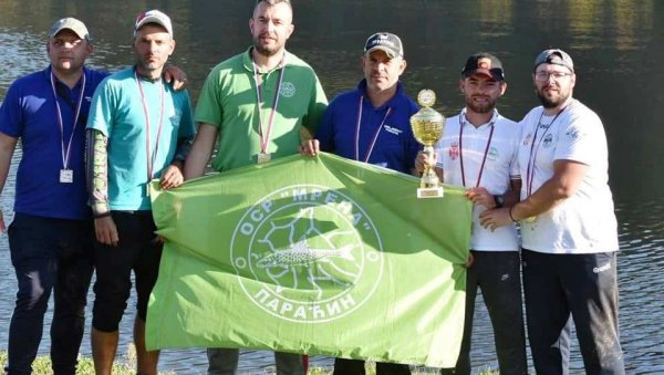 ВЕЛИКИ УСПЕХ РИБОЛОВАЦА „МРЕНЕ“ ПАРАЋИН: Обезбедили пласман на Светско првенство