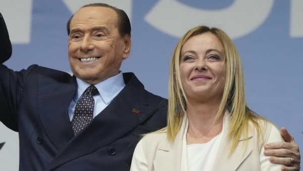 БОМБА СИЛВИЈА  ЗА ЂОРЂУ МЕЛОНИ: Будућа премијерка Италије уочи устоличења у шоку због изјава лидера Форца Италије