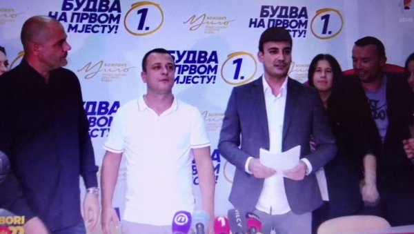 ДЕМОКРАТСКИ ФРОНТ ПРОГЛАСИО ПОБЕДУ У БУДВИ: Слави се у штабу ДФ и на улицама, ДПС на историјском минимуму