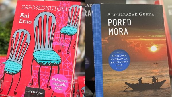 ЕРНООВА И ГУРНА У ФОКУСУ СРПСКИХ ЧИТАЛАЦА: Пажњу посетилаца изазивају романи актуелног и прошлогодишњег нобеловца