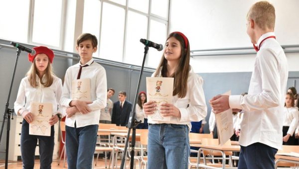 У ОШ „Радомир Путник” свечано отворено прво двојезично српско-француско одељење