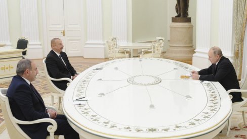POČEO SAMIT U SOČIJU O KARABAHU: Učestvuju Putin, Alijev i Pašinjan