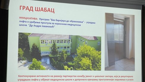 BRAVO ZA LIFT U ŠKOLI: Zaštitnik građana nagradio lokalnu samoupravu u Šapcu
