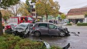 U SUDARU PET AUTOMOBILA ČETIRI OSOBE TEŠKO POVREĐENE: Saobraćajna nesreća u Nišu