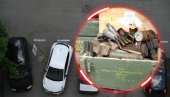 ZBOG PARKINGA U BEOGRADU: Izvukao sanduk za municiju na ulicu (FOTO)
