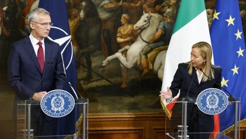 У РАТ НЕКА ОДУ СТОЛТЕНБЕРГ И МАКРОН: Италија одлучна после позива генералног секретара НАТО да се Кијеву дозволи гађање руске територије