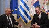 VUČIĆ PRIMIO U OPROŠTAJNU POSETU DIAKOFOTAKISA: Hvala Grčkoj na podršci suverenitetu i teritorijalnom integritetu Srbije
