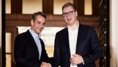 VEČERA SA PRIJATELJEM ALEKSANDROM VUČIĆEM: Micotakis se oglasio nakon sastanka sa predsednikom Srbije (FOTO)
