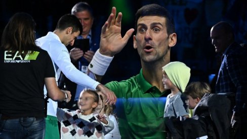 ŠOU STEFANA U TORINU: Pogledajte kako je Đoković junior istopio srca ljubitelja tenisa (VIDEO)