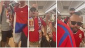 NARAVNO DA SU TO RADILI: Srpski navijači ušli u metro u Dohi, a tamo... (VIDEO)
