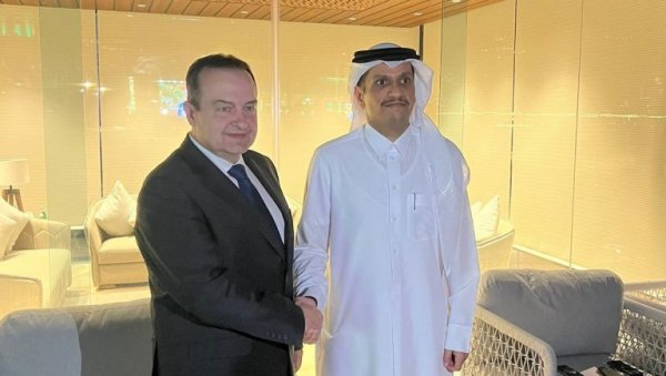 IVICA DAČIĆ IN QATAR: Before the match, he met with the minister of that country