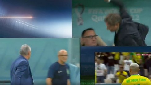 BOLNO JE GLEDATI OVAKVOG PIKSIJA: Selektor nije mogao da kontroliše emocije! Pogledajte šta se desilo nakon gola na meču Brazil - Srbija