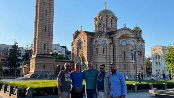 СЛАВОНИЈА, ДАЛМАЦИЈА И РС ОЧИМА ХОДОЧАСНИКА: Промоција филма петорице Зрењанинаца о светињама СПЦ (ФОТО)