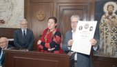 POVELJA MIHAILOVIĆU: Dodeljeno priznanje za negovanje Srpskog jezika