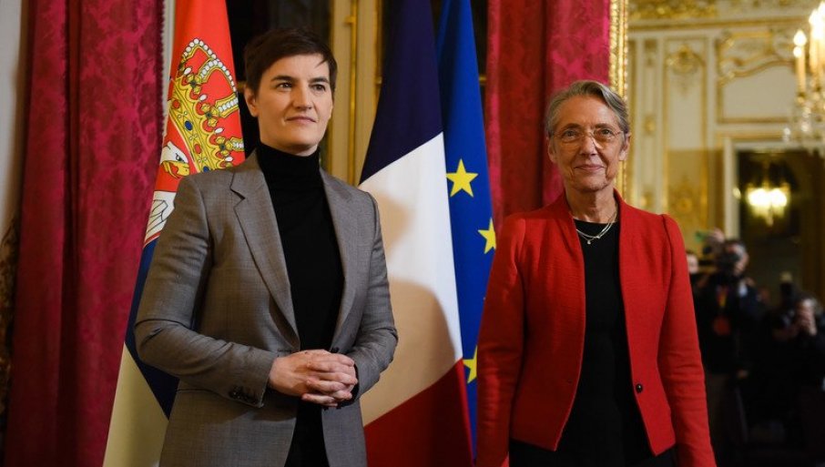 NASTAVAK STRATEŠKIH VEZA SA PARIZOM: Premijerka Srbije Ana Brnabić razgovarala sa predsednicom vlade Francuske Elizabet Born