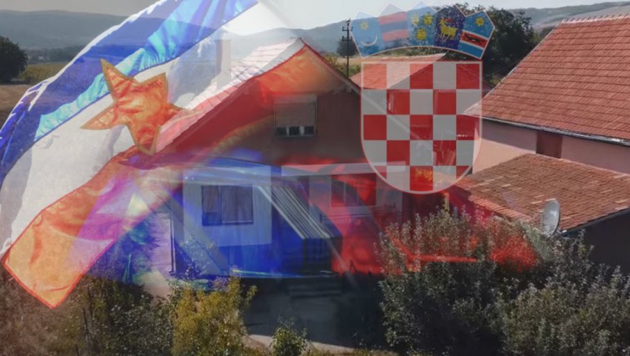 TUŽBA ZBOG "VREĐANJA MORALA": Za 29. 11. okačio zastavu Juge na kući u Hrvatskoj, policija odmah došla