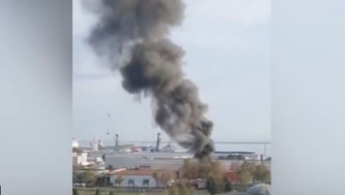 EKSPLOZIJA U TURSKOJ LUCI: Izbio veliki požar u skladištu nafte (VIDEO)